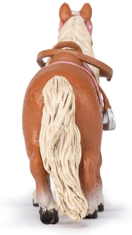 Фигурка Шотландский пони с седлом  
